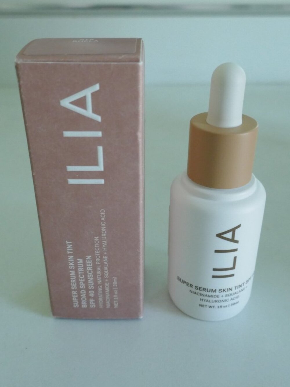 NEW in date Ilia Super Serum Skin Tint SPF40 Broad Spectrum Sunscreen Shela ST8